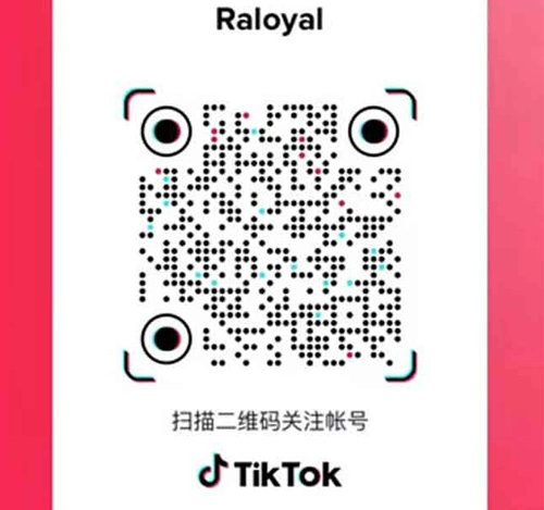 Перайце #Raloyal на Tiktok, каб знайсці больш, сканканую код.