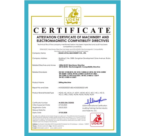 Raloyal атрымалі сертыфікаты CE.